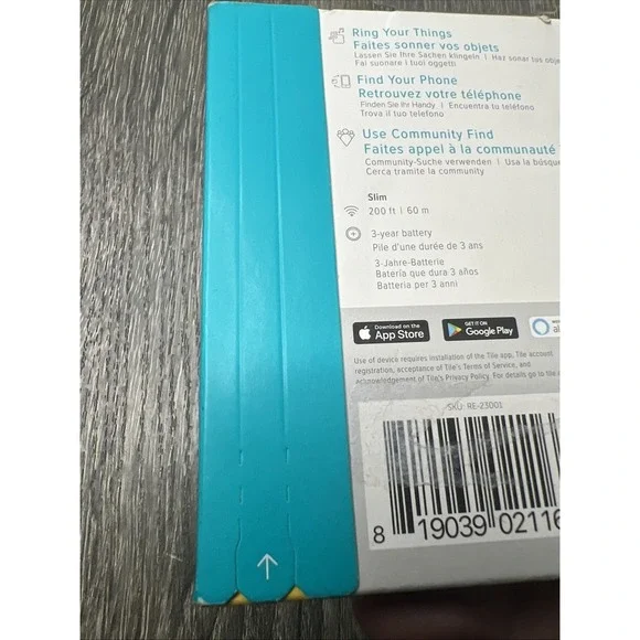 New! Tile Slim Bluetooth Tracker Wallet Finder Locator 3 Year Battery NIP - Picture 4 of 5